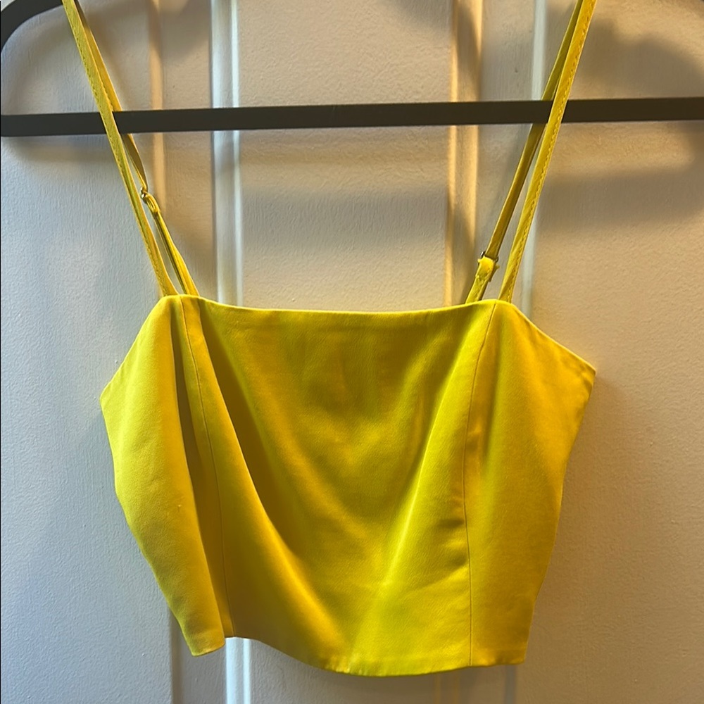Yellow Strappy Women's Top